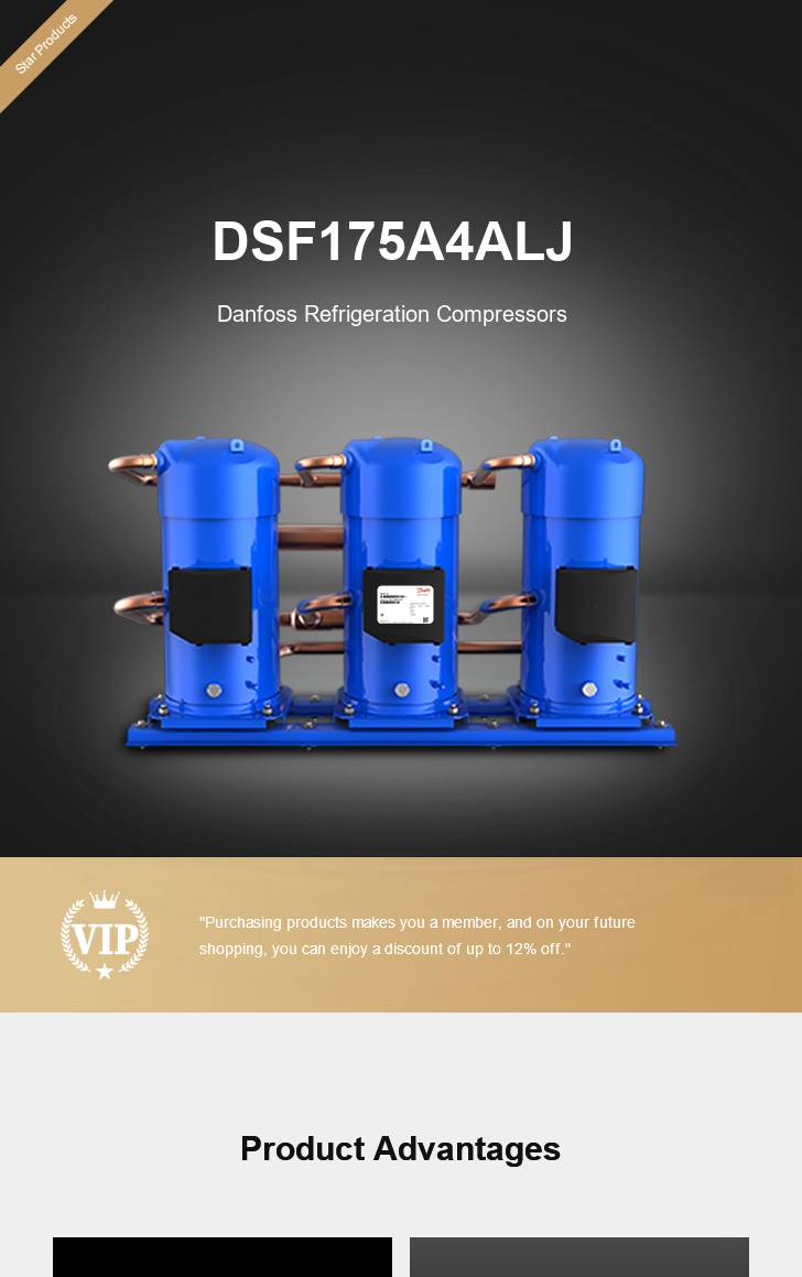 Danfoss Compressor DSF175A4ALJ, technical parameters pdf, structure diagram